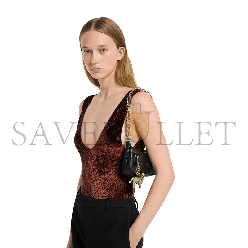 GUCCI GG EMBLEM MINI SHOULDER BAG 847091 (19*12*4cm) GUCCI GG EMBLEM MINI SHOULDER BAG 847091 (19*12*4cm)